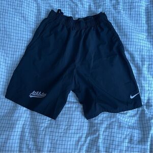 Nike Men's Black Oakland Athletics Shorts - 9”